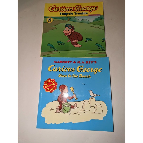 Lot of 11 Vintage 1950 - 2002 Curious George PB Books Rare Collectible - Picture 6 of 14